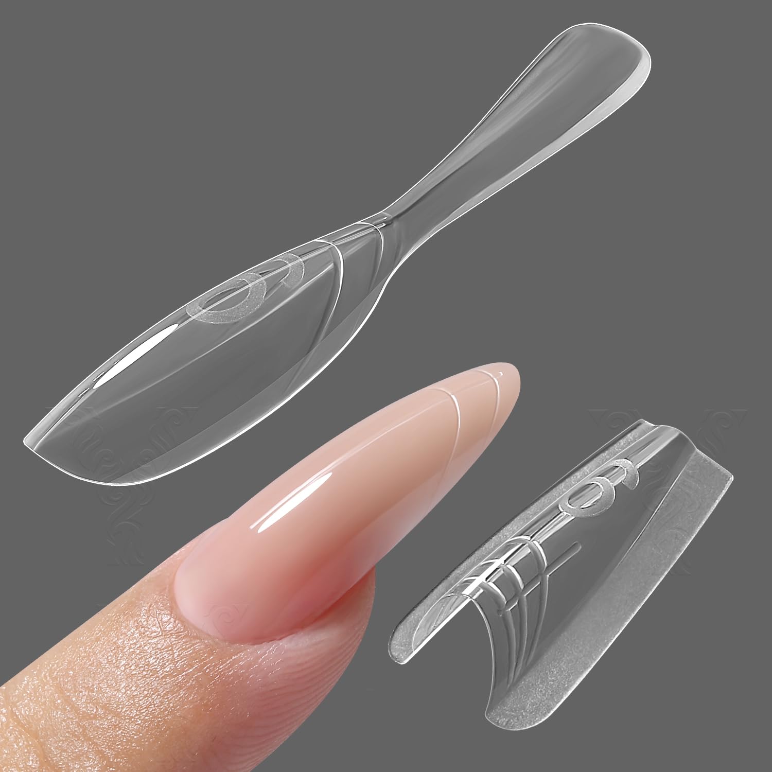 Detalle de YOKEFELLOW Dual Nail Forms 240 StĂĽck đź’…