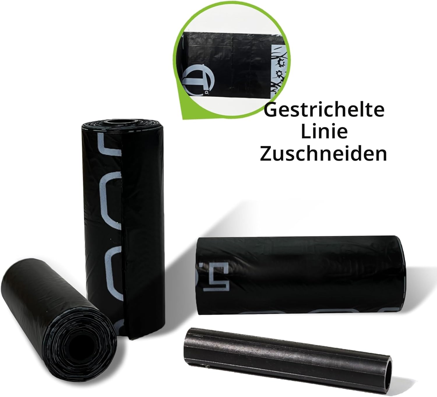 Thumbnail 3 de AiTodos® Hundekotbeutel 600 Stück Schwarz 40 Rollen
