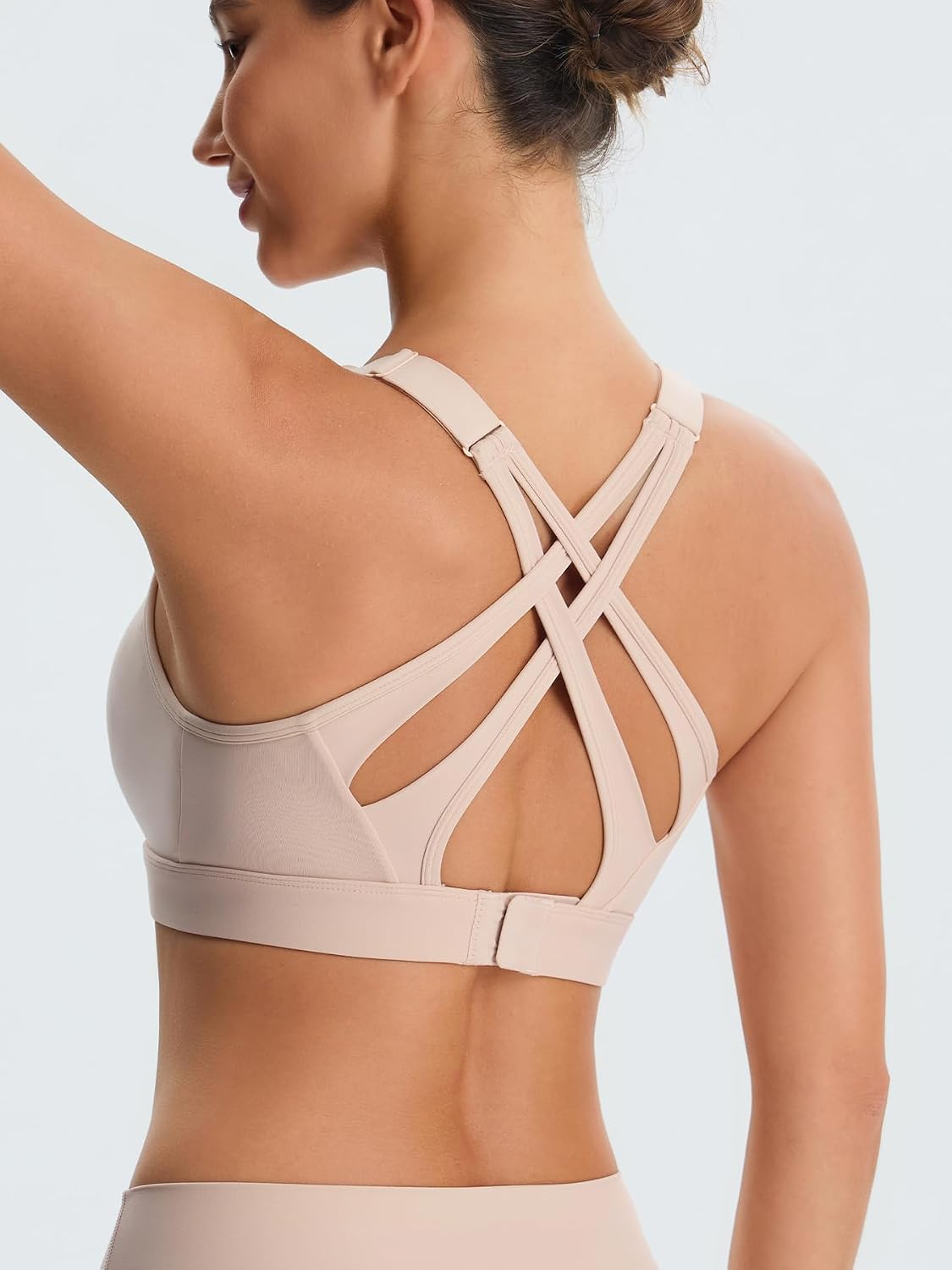 Thumbnail 5 de BYAWAY High Impact Sports Bra for Women with Moulded Cups and Adjustable Straps
