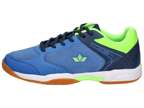 Detalle 2 de Lico Herren Speed Indoor Hallenturnschuhe – Blau Marine Lemon, Größe 41 EU