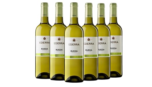 Detalle de EDERRA Vino Verdejo Blanco DO Rueda, Caja 6x75cl 🍷