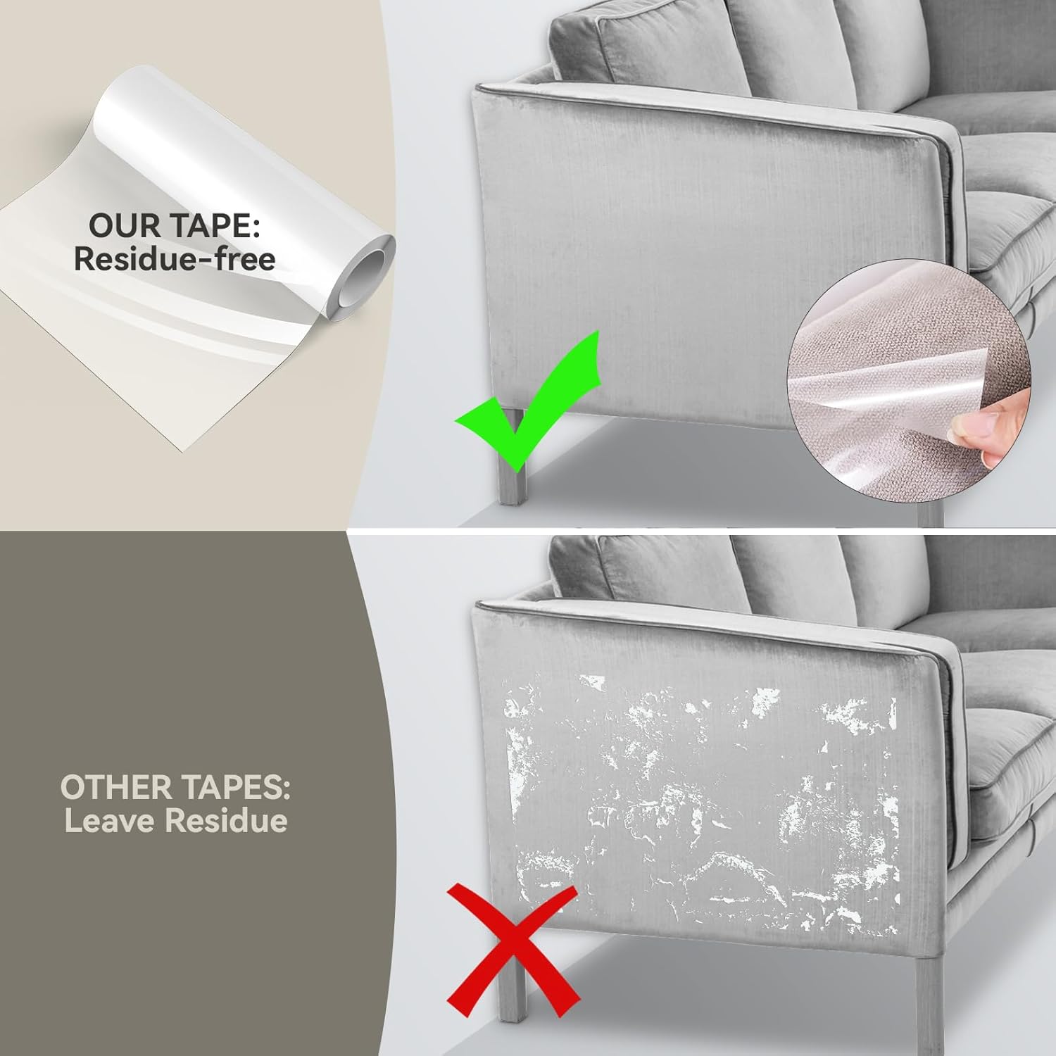 Thumbnail 4 de Kratzfolie 5 m Kratzschutz für Sofa 🐱