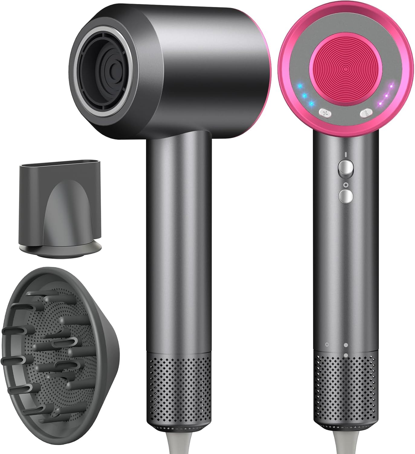 Thumbnail 6 de AIUNAOM Phon Capelli Professionale 160.000 giri/min – ioni negativi, accessori magnetici, 3 velocità e 4 temperature