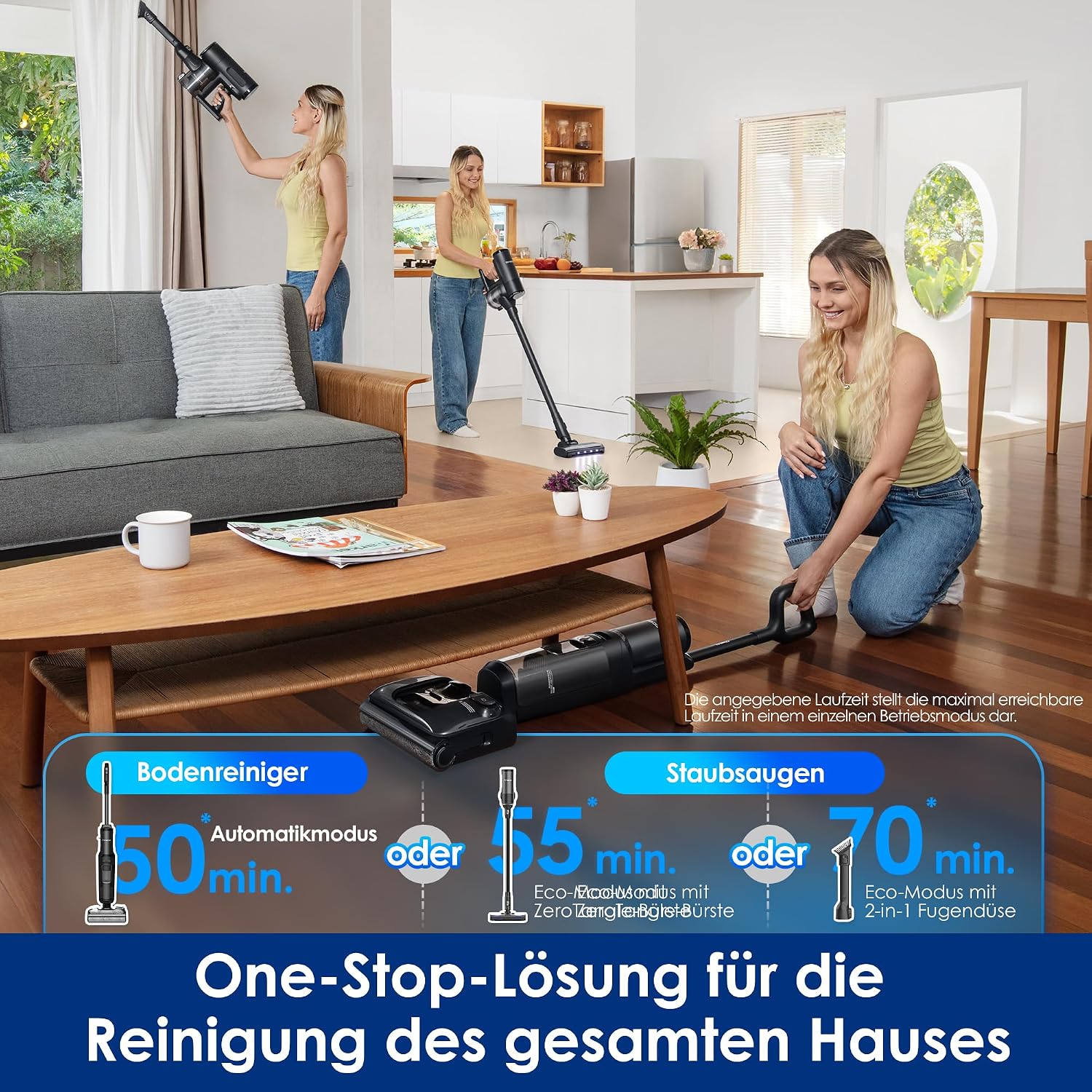 Detalle de Tineco FLOOR ONE Switch S7 Nass-Trockensauger 50min 🧹