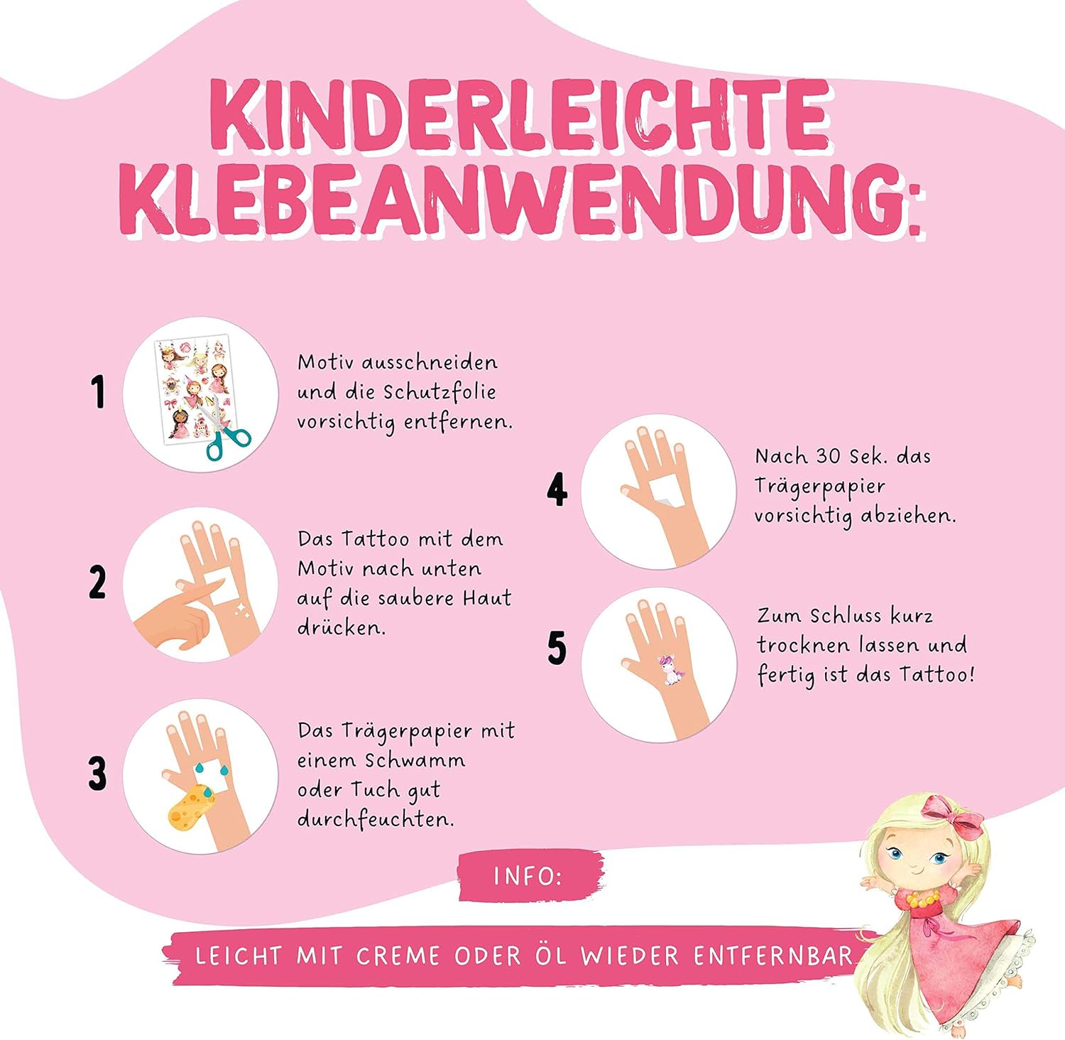 Thumbnail 3 de Papierdrachen 100 Kindertattoos 🎨