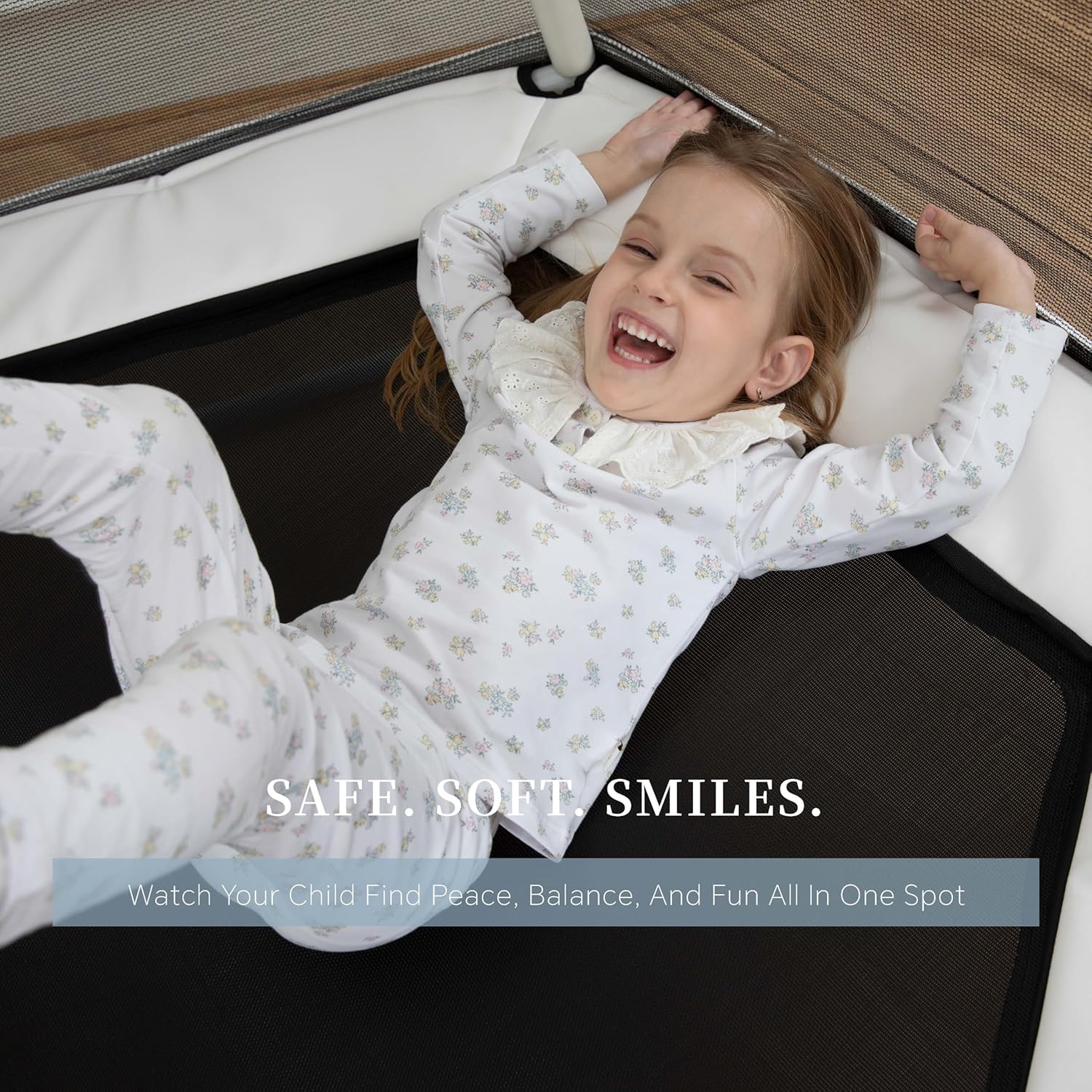 Thumbnail 2 de LUSK 60'' Kids Trampoline: Safe Indoor Fun for Toddlers