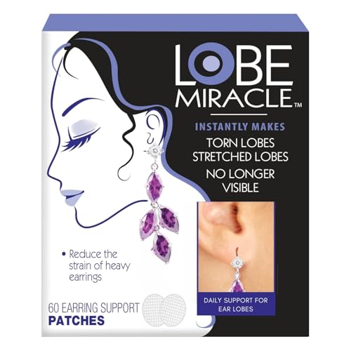 Thumbnail 7 de Lobe Miracle Clear Earring Support Patches, 1 Pack (60 Patches) by LOBE MIRACLE