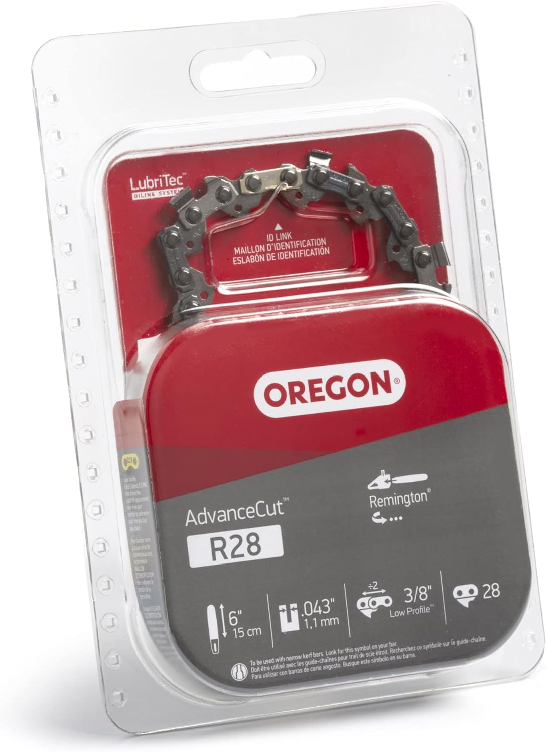 Thumbnail 2 de Oregon R28 AdvanceCut Chaîne de Rechange pour tronçonneuse Remington 15,2 cm
