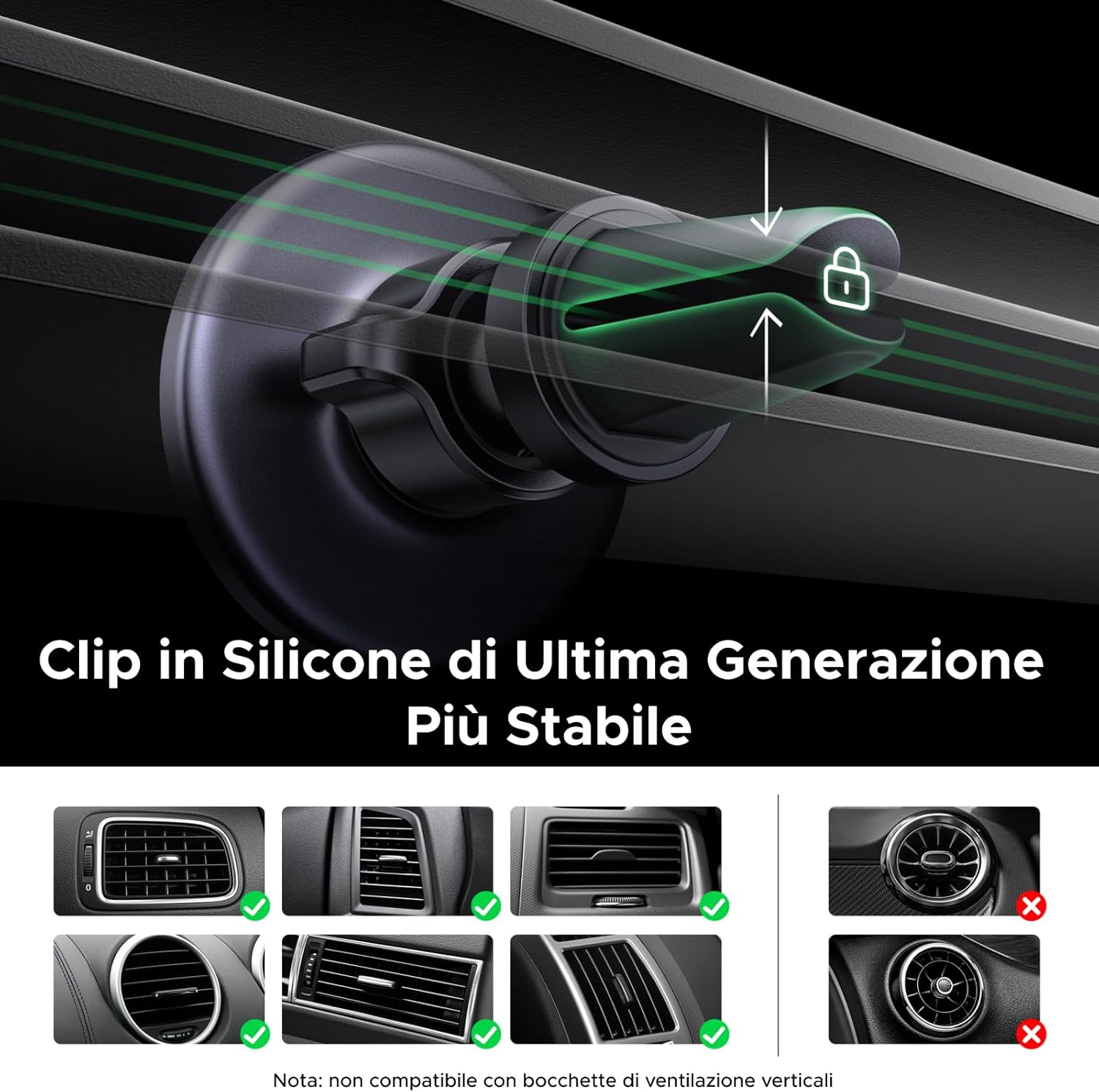 Thumbnail 3 de UGREEN Supporto auto MagSafe per iPhone e Android