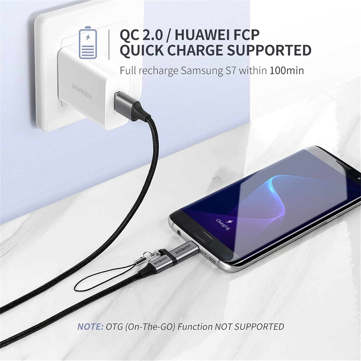 Thumbnail 3 de UGREEN USB-C to Micro-USB Adapter 2-Pack, 480 Mbps Data Transfer