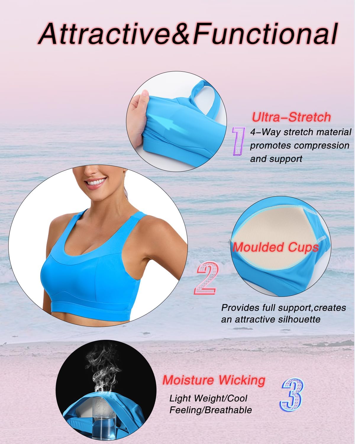 Thumbnail 4 de RUNNING GIRL Sports Bra Racerback