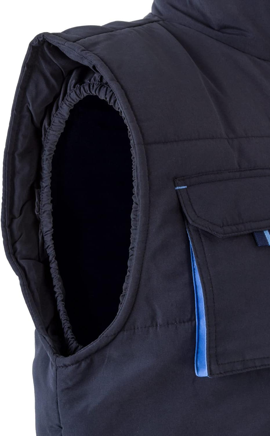 Detalle de Velilla 205902_61/05_M Padded Vest, Bicolour Navy, Multi-Pocket, Size M