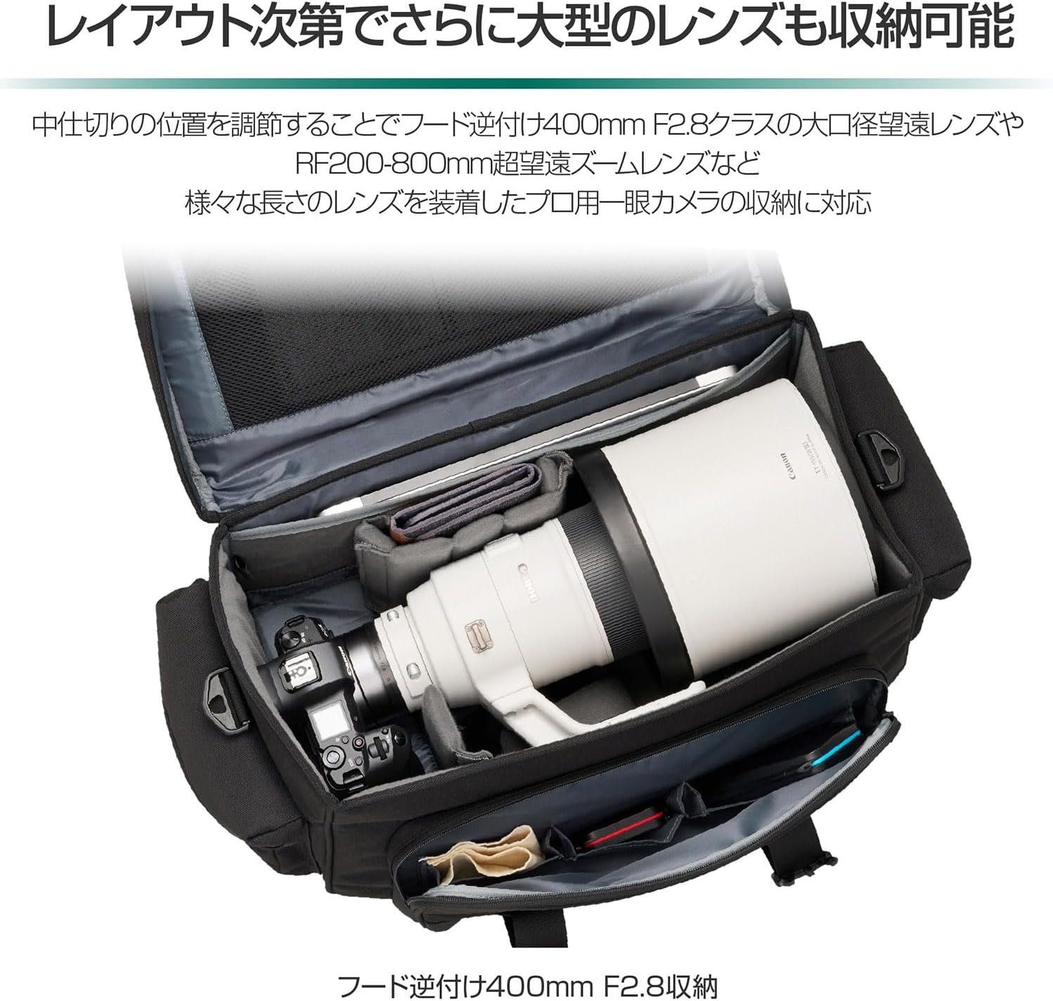 Thumbnail 4 de HAKUBA GW-スタンダード リッジショルダーバッグ24AZ カメラバッグ 約24L・三脚取付対応