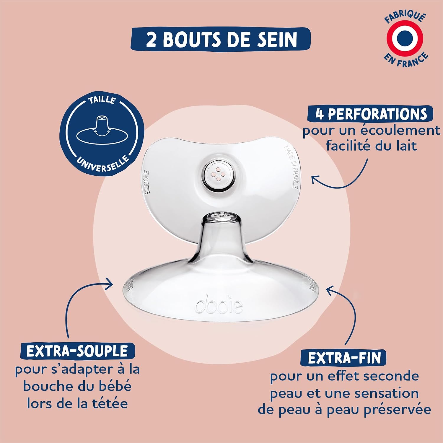 Detalle 2 de DODIE Maternité – Trousse Allaitement Les Essentiels
