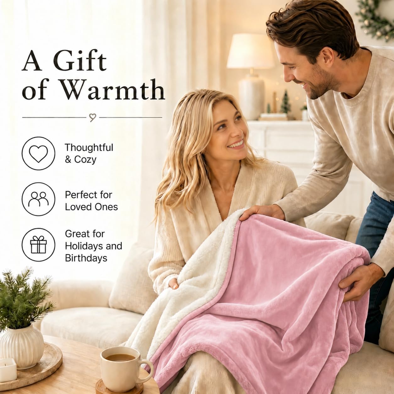 Detalle 2 de RALYSUN Full-Size Heated Blanket, 72" x 84", 4 Heat Settings, 10-Hour Shutoff