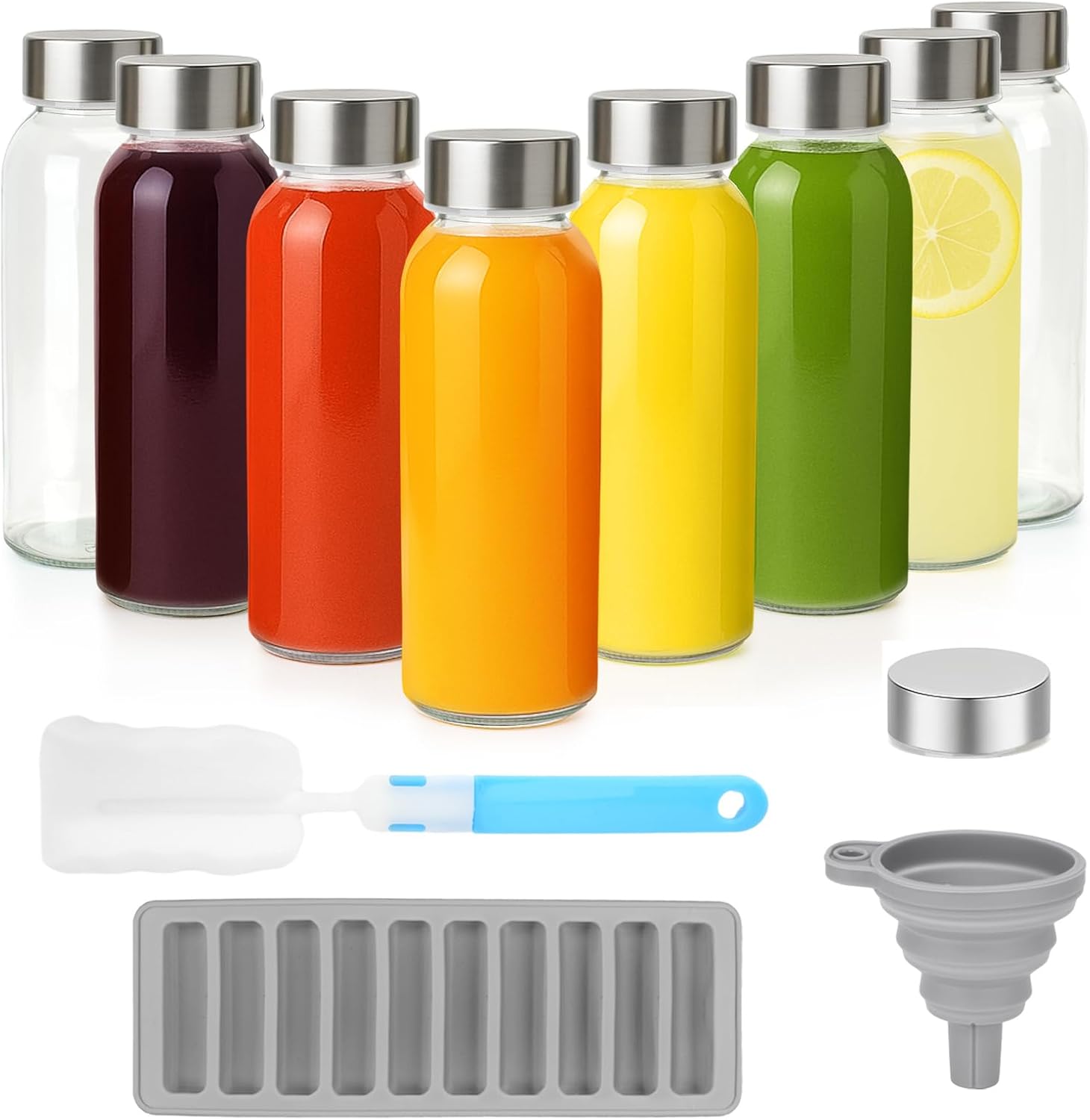 Detalle de Zukro Glass Water Bottles 10.5 oz