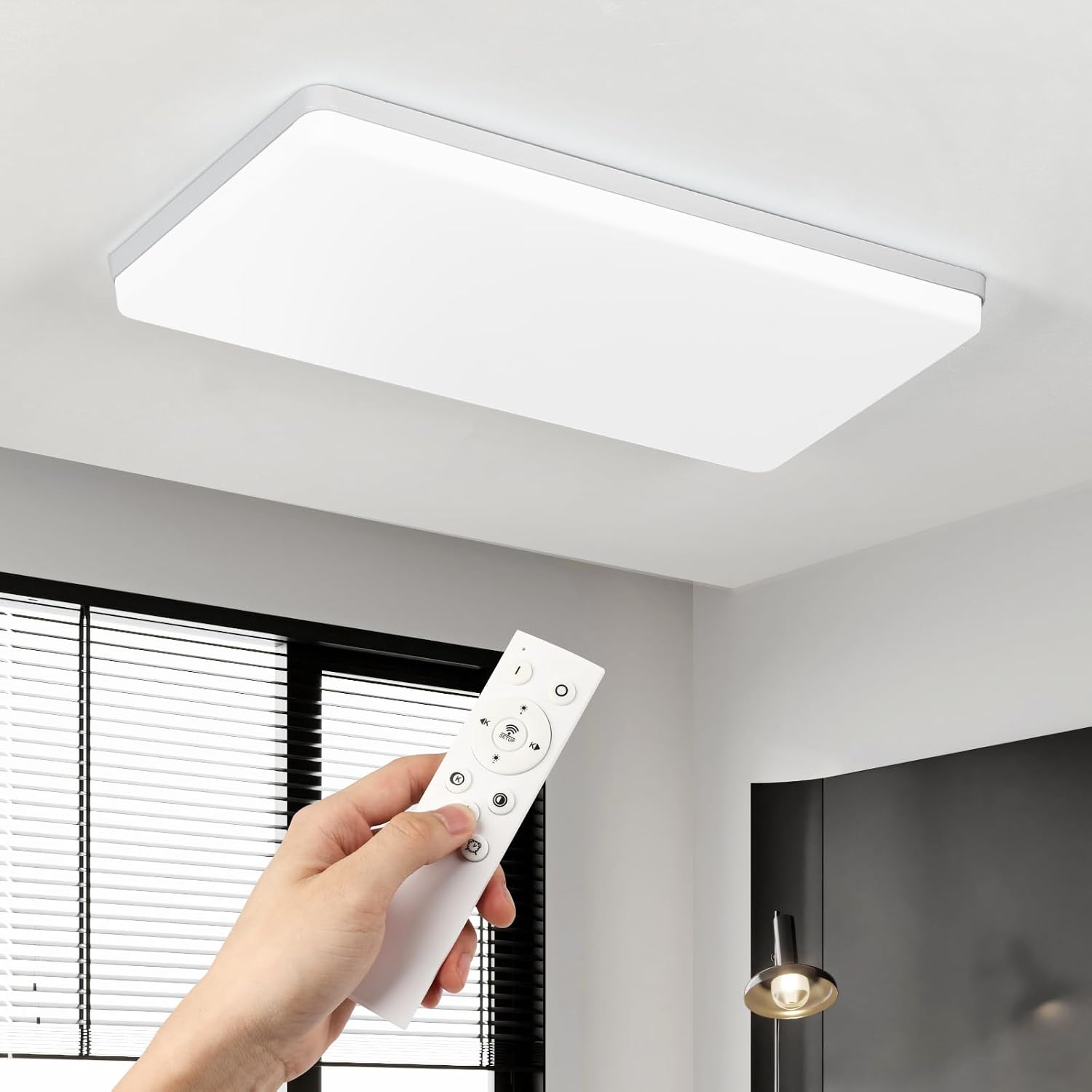 Thumbnail 6 de EASY EAGLE Deckenlampe LED 50x25 cm –Effiziente 50W Deckenleuchte mit 6800 lm, 6500 K, CRI ≥90
