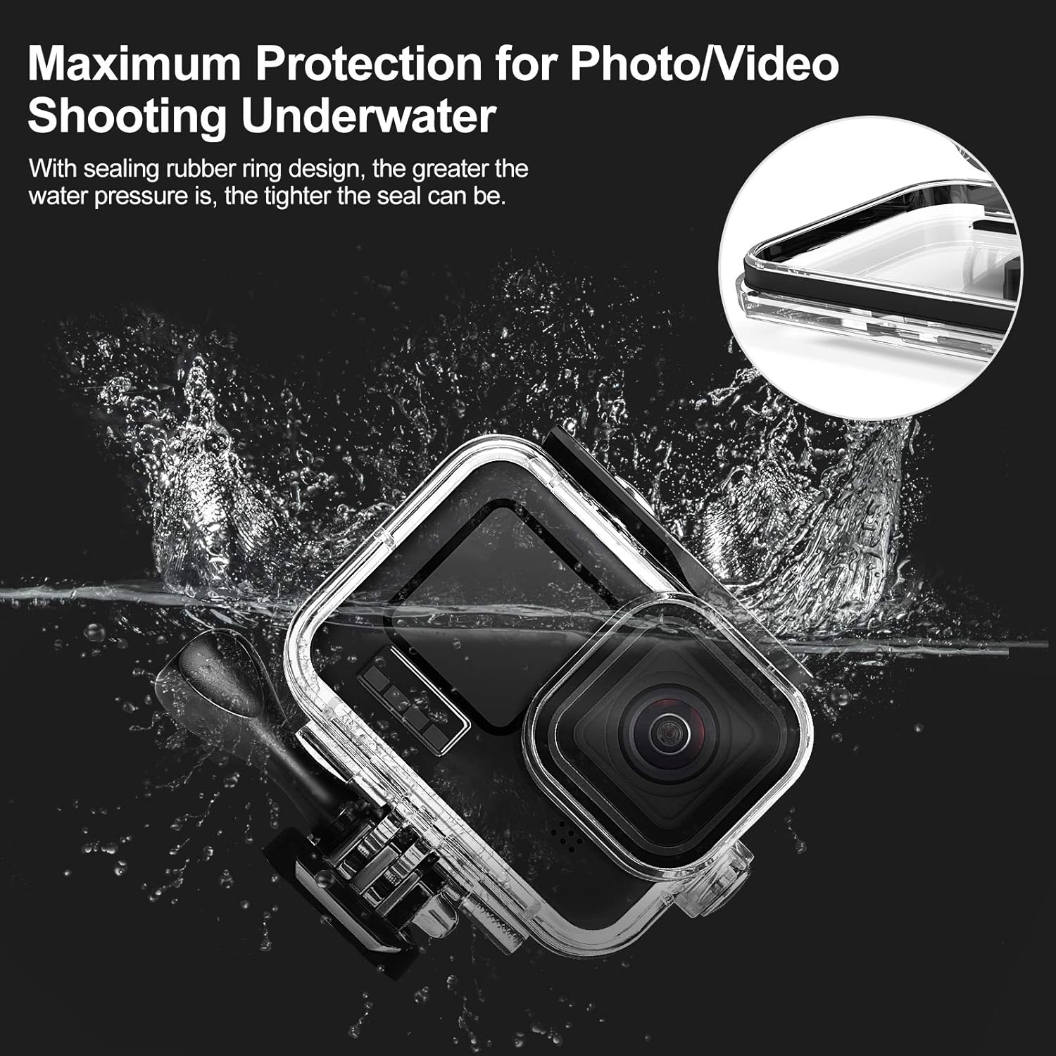 Detalle 2 de Kuptone Funda protectora de buceo 60M