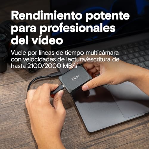 Thumbnail 1 de Crucial X10 Pro SSD 4 TB — USB-C 3.2, 2.100 MB/s