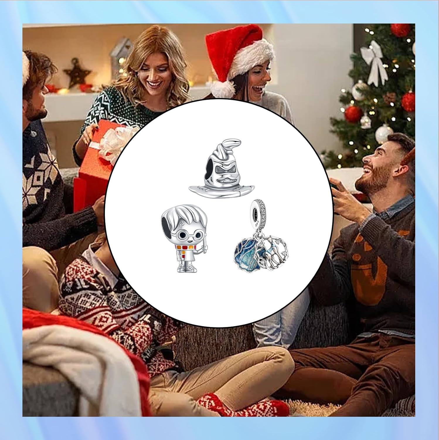 Thumbnail 5 de HAEPIAR 925 Sterling Silber Alien Charm für Armbänder – Zirkonia 4,5–5 mm