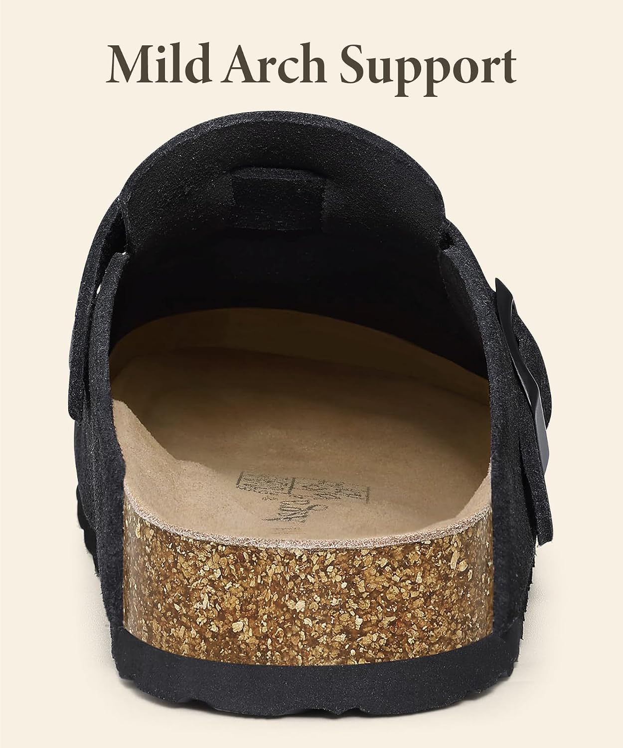 Detalle de Asgard a25edb51-3295-4c77-9f25-ddf426007c0f Suede Clogs with Cork Footbed