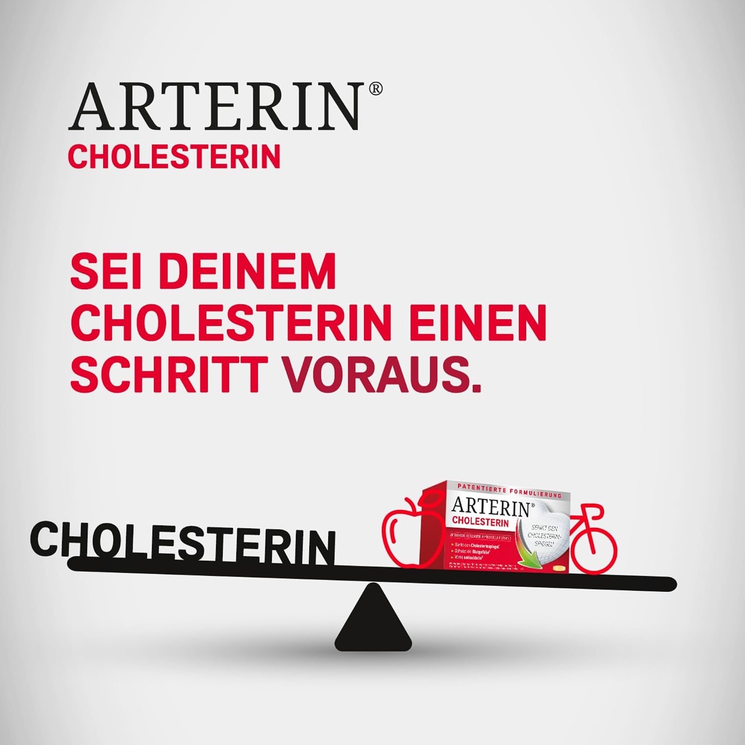 Thumbnail 1 de ARTERIN Cholesterin – Nahrungsergänzungsmittel mit Phytosterolen und Vitamin C, 1 x 90 Tabletten