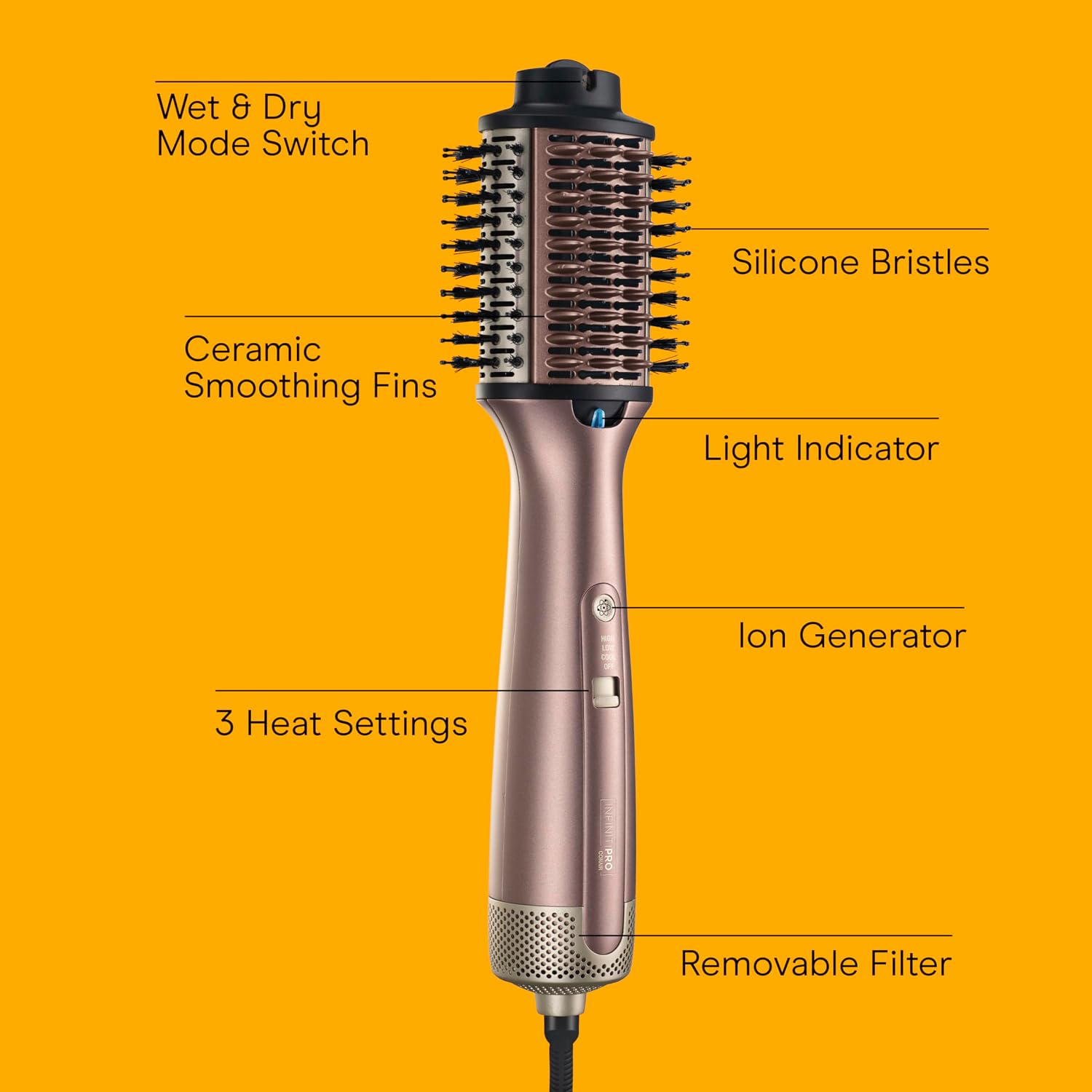 Detalle 2 de Conair 2-in-1 blow dryer brush BC95C