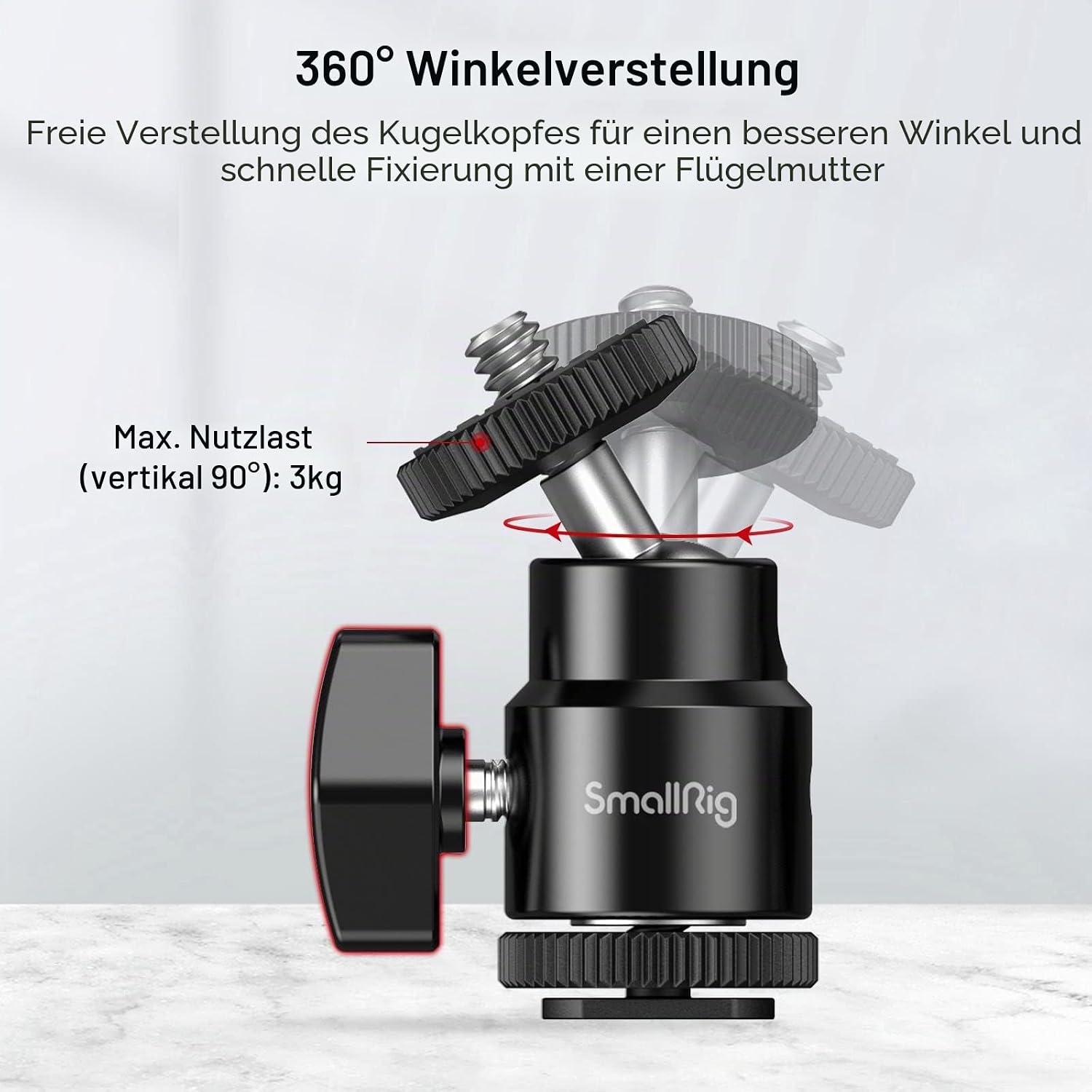 Thumbnail 2 de SmallRig Mini Ball Head 2er-Set mit Cold-Shoe-Adapter (2059) für DSLR/Monitor