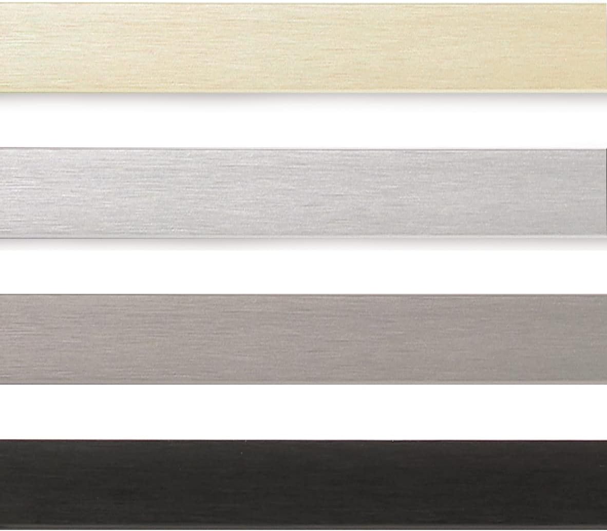 Thumbnail 3 de Cadre photo Walther Design noir 20 x 20 cm en aluminium avec passe-partout