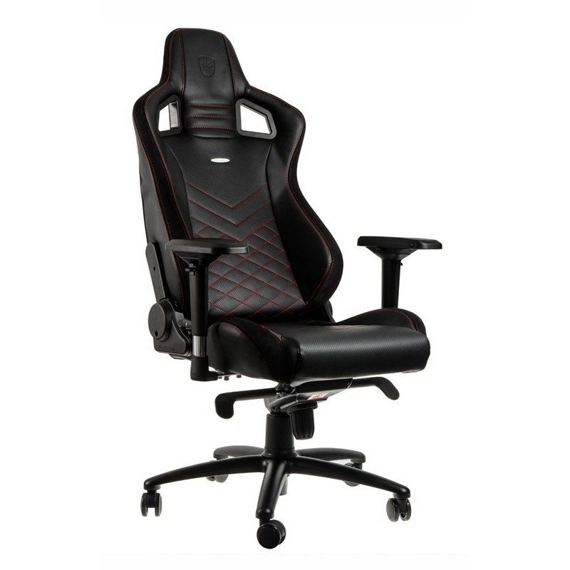 Detalle de Noblechairs Epic Silla Gaming Negra/Roja