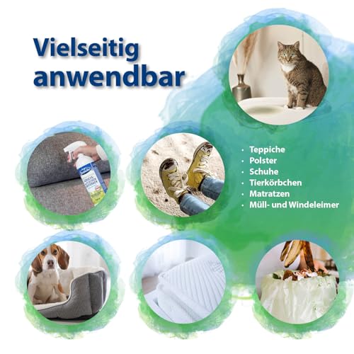 Detalle de Bactador Enzymreiniger Spray 750 ml – Geruchs- und Fleckenentferner für Hundeurin & Katzenurin