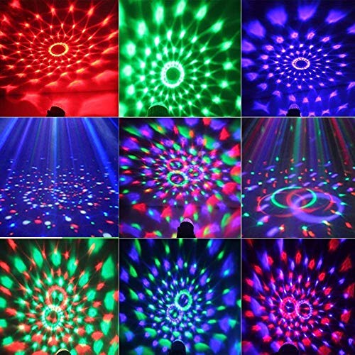 Thumbnail 7 de U`King Discokugel – 360° RGB LED Party Licht mit Fernbedienung, 3W, musikgesteuert