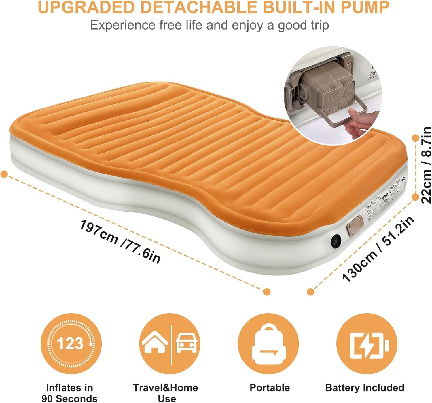 Detalle 2 de KMZ SUV air mattress