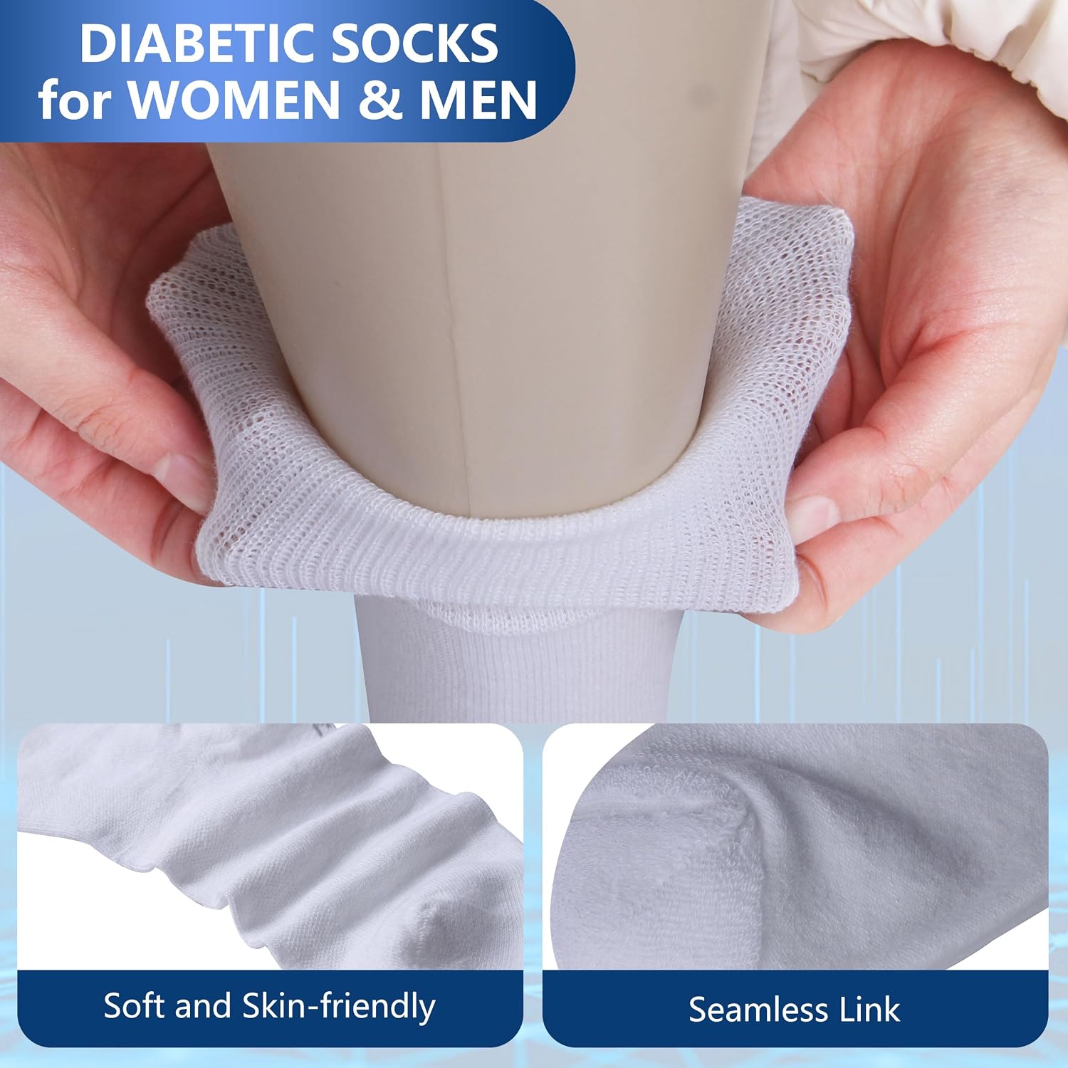 Detalle de Facool Diabetic Socks M/L/XL 6 pairs