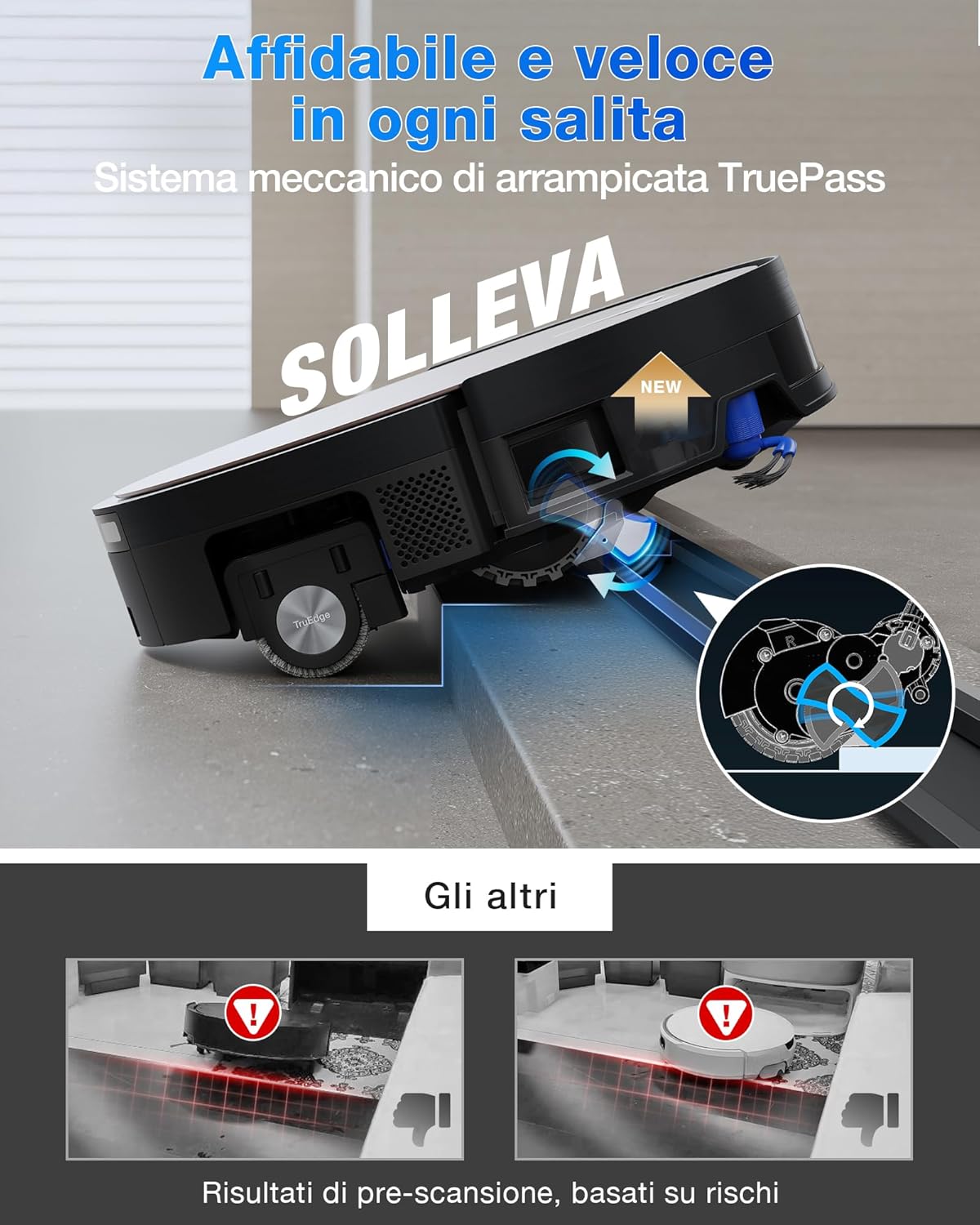 Thumbnail 5 de ECOVACS X11 OMNICYCLONE Robot Aspirapolvere Lavapavimenti