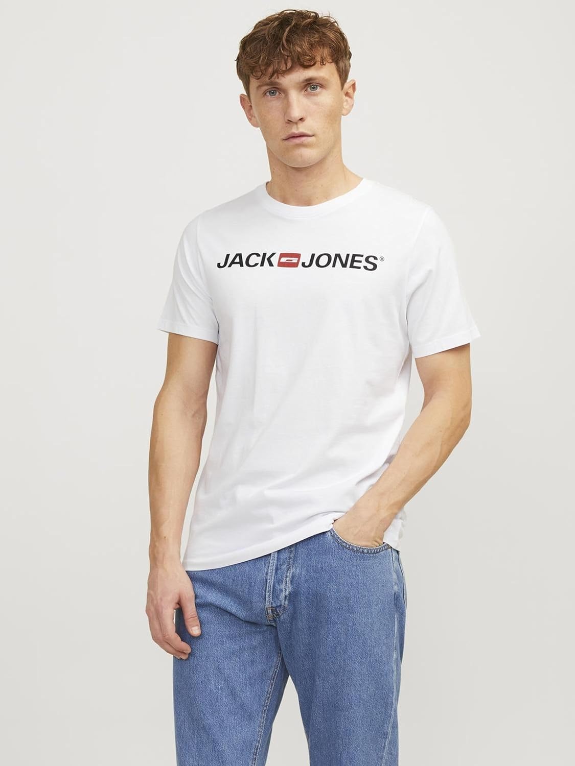 Thumbnail 1 de JACK & JONES Jjecorp Logo Tee Herren T-Shirt im 2er Pack (Crew Neck, kurzarm)