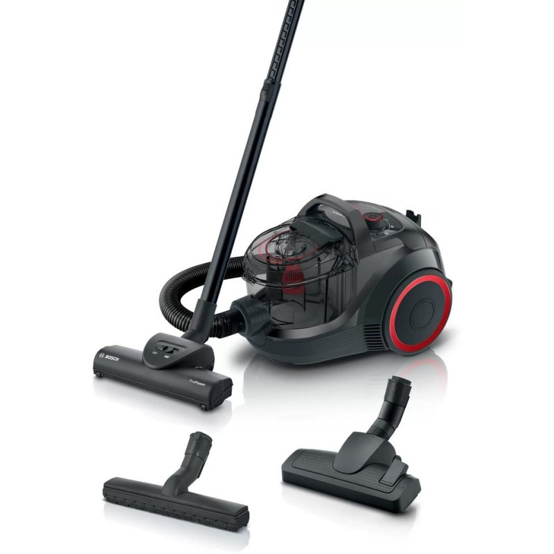 Detalle de Bosch Serie 4 BGS21POW2 600W HEPA 13 2L: aspiración profunda sin bolsa, para hogares eficientes