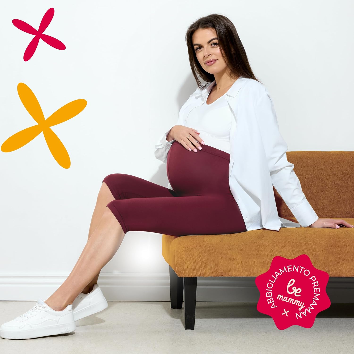 Thumbnail 4 de Be Mammy Leggings Premaman 3/4 BE20-229