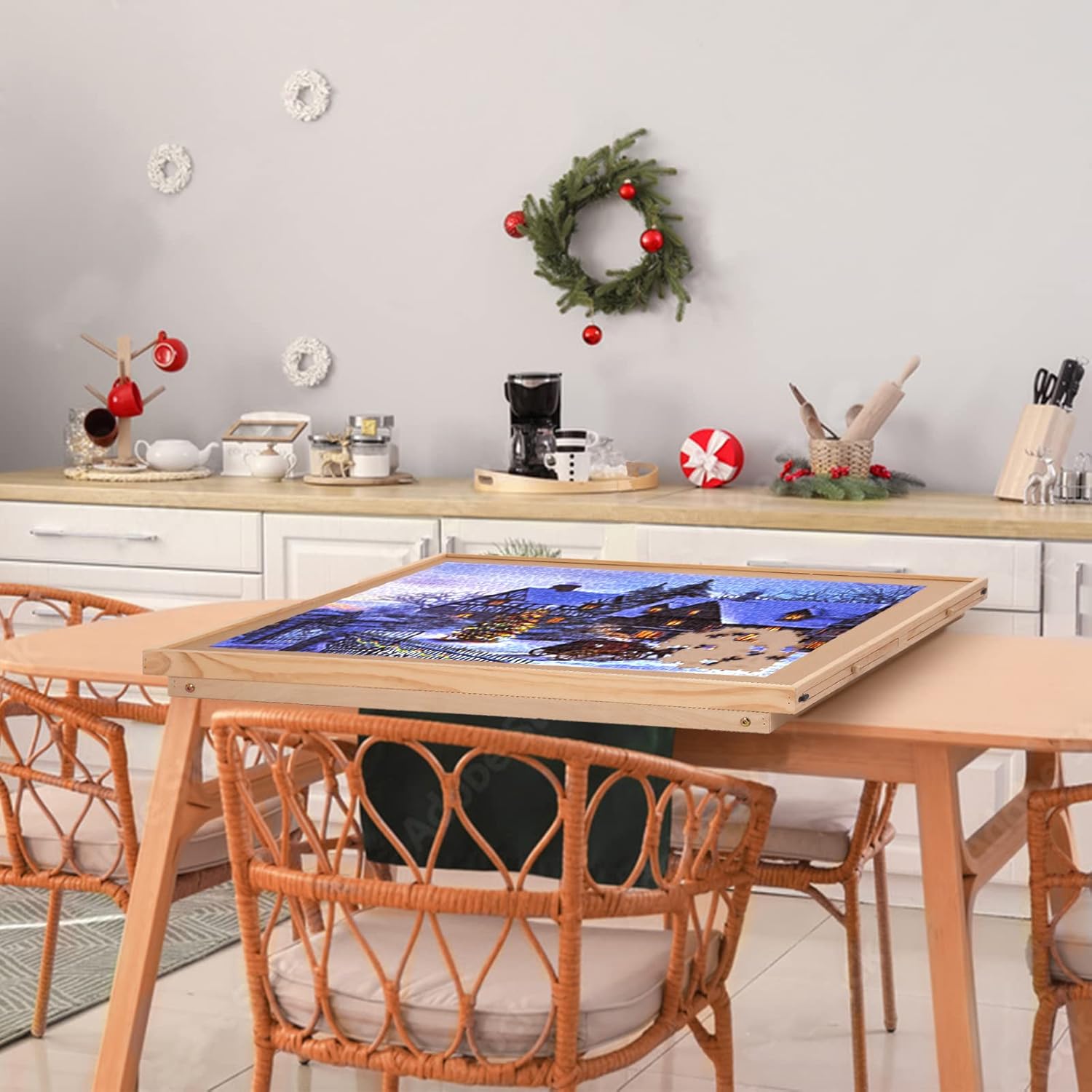 Detalle de Yacona Puzzle Board 1500 Pieces: Folding Table with Drawers & Cover