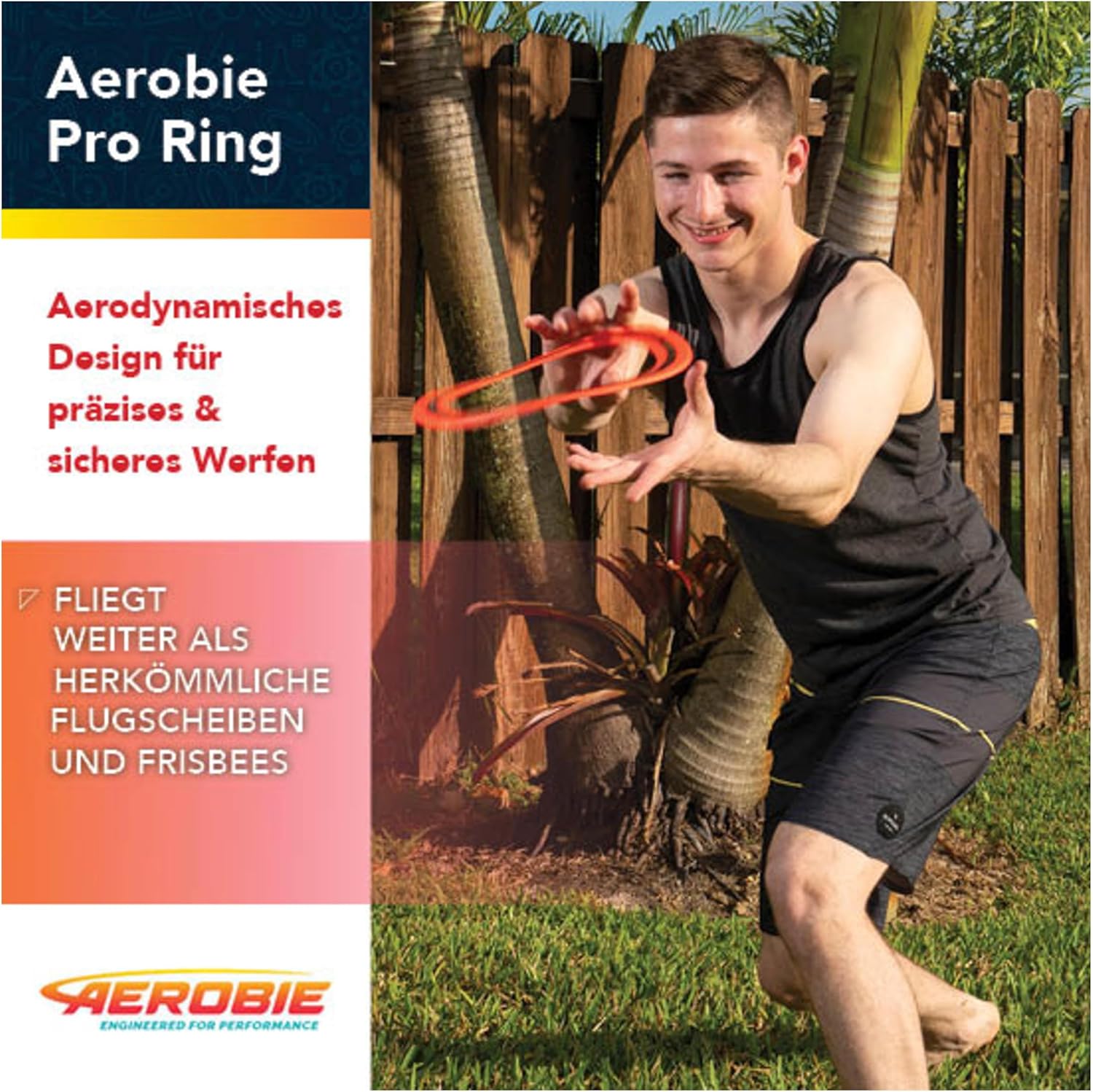 Thumbnail 4 de Aerobie Wurfring Pro, Anillo de Lanzamiento Amarillo (33cm) 🥍