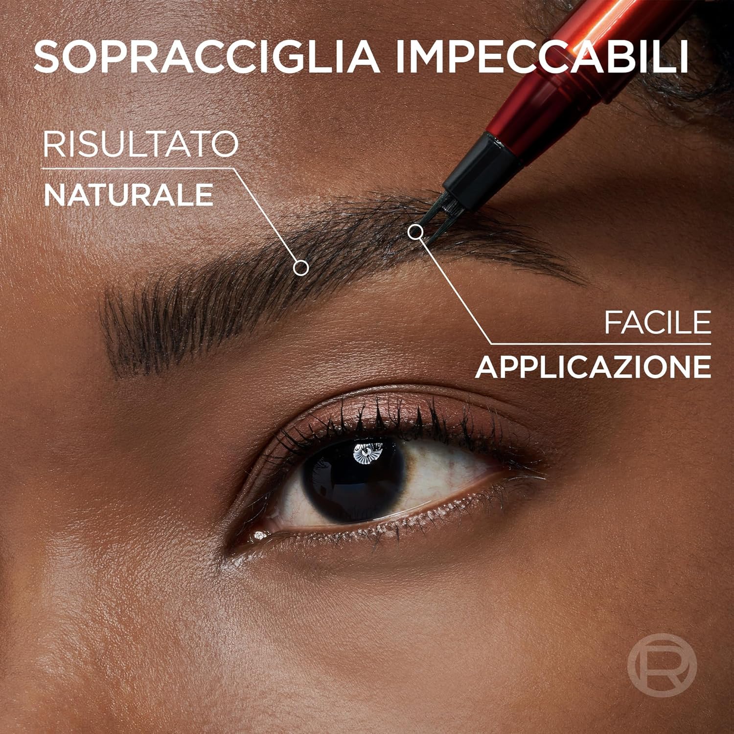 Detalle de L'Oréal Paris Penna Sopracciglia Faux Brow Granite – definizione precisa, effetto ultra naturale