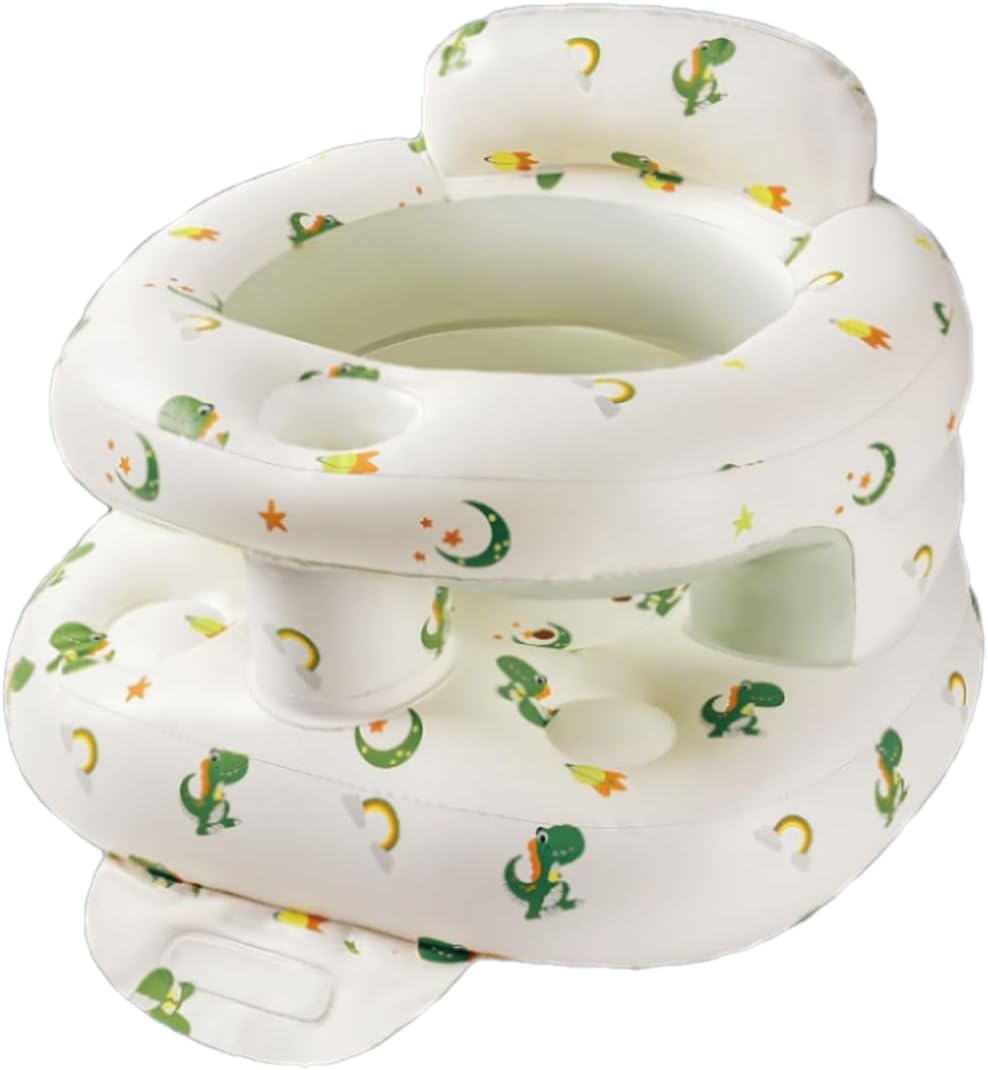 Thumbnail 6 de Seggiolino gonfiabile per bambini 4-24 mesi con pompa integrata e schienale di supporto (Rosso)