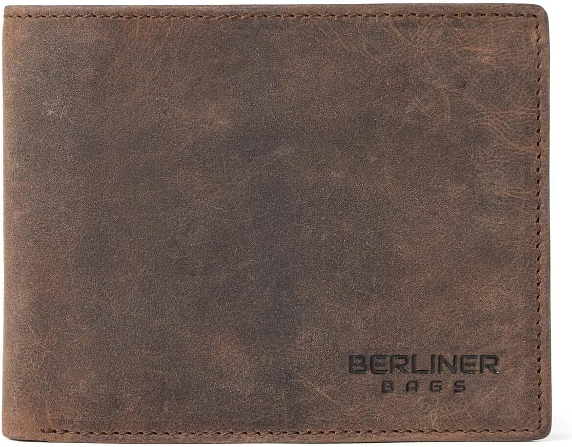 Thumbnail 5 de Berliner Bags Portefeuille Homme en Cuir avec Protection RFID – Marron