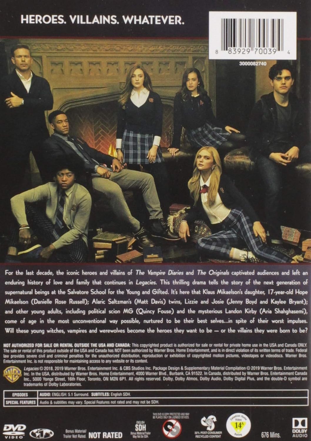 Thumbnail 2 de Legacies: The Complete First Season DVD – 3 Discs, 16 Hours, English