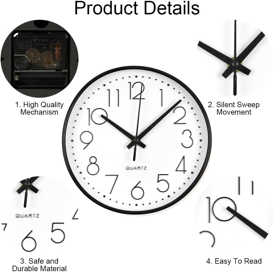 Detalle de Aolso Horloge murale design 20 cm