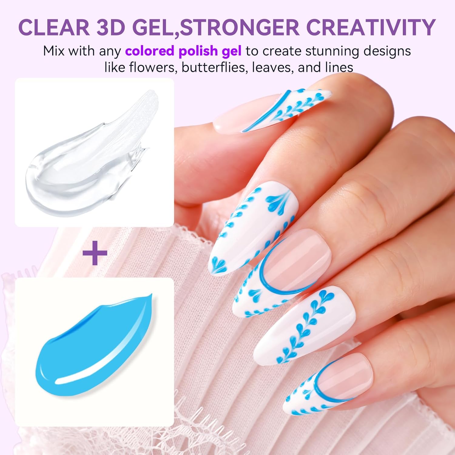 Thumbnail 2 de Makartt 3D Gel Nail Art 0.28 fl.oz