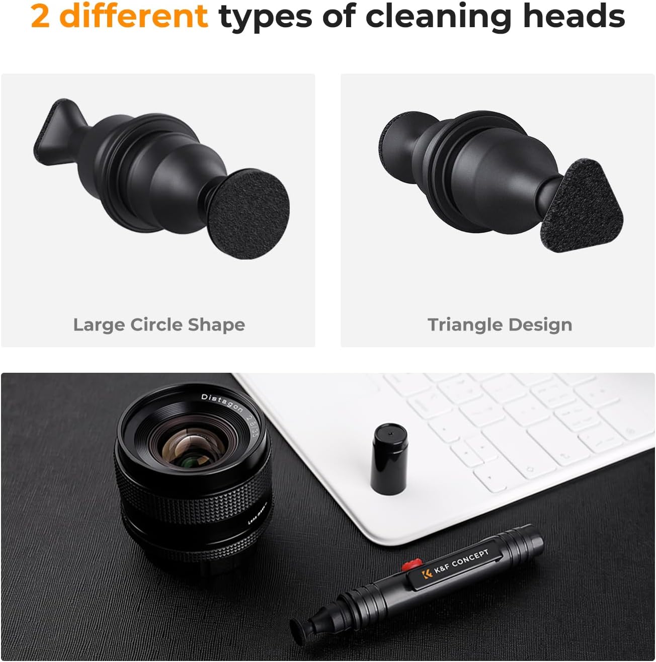 Thumbnail 5 de K&F CONCEPT Lens Cleaning Pen 3-pack