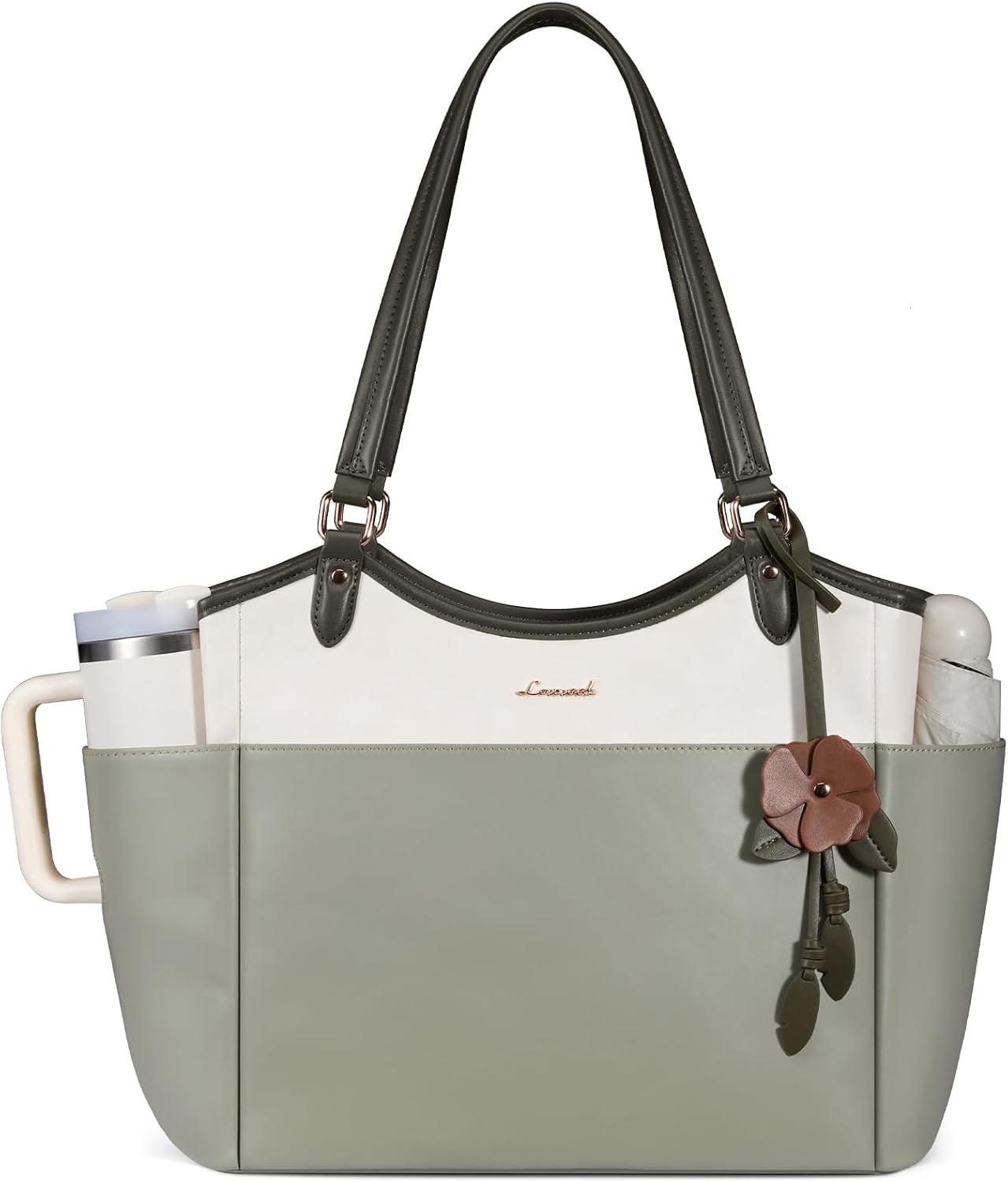 Detalle de LOVEVOOK Laptop Tote Bag for Women 15.6-Inch