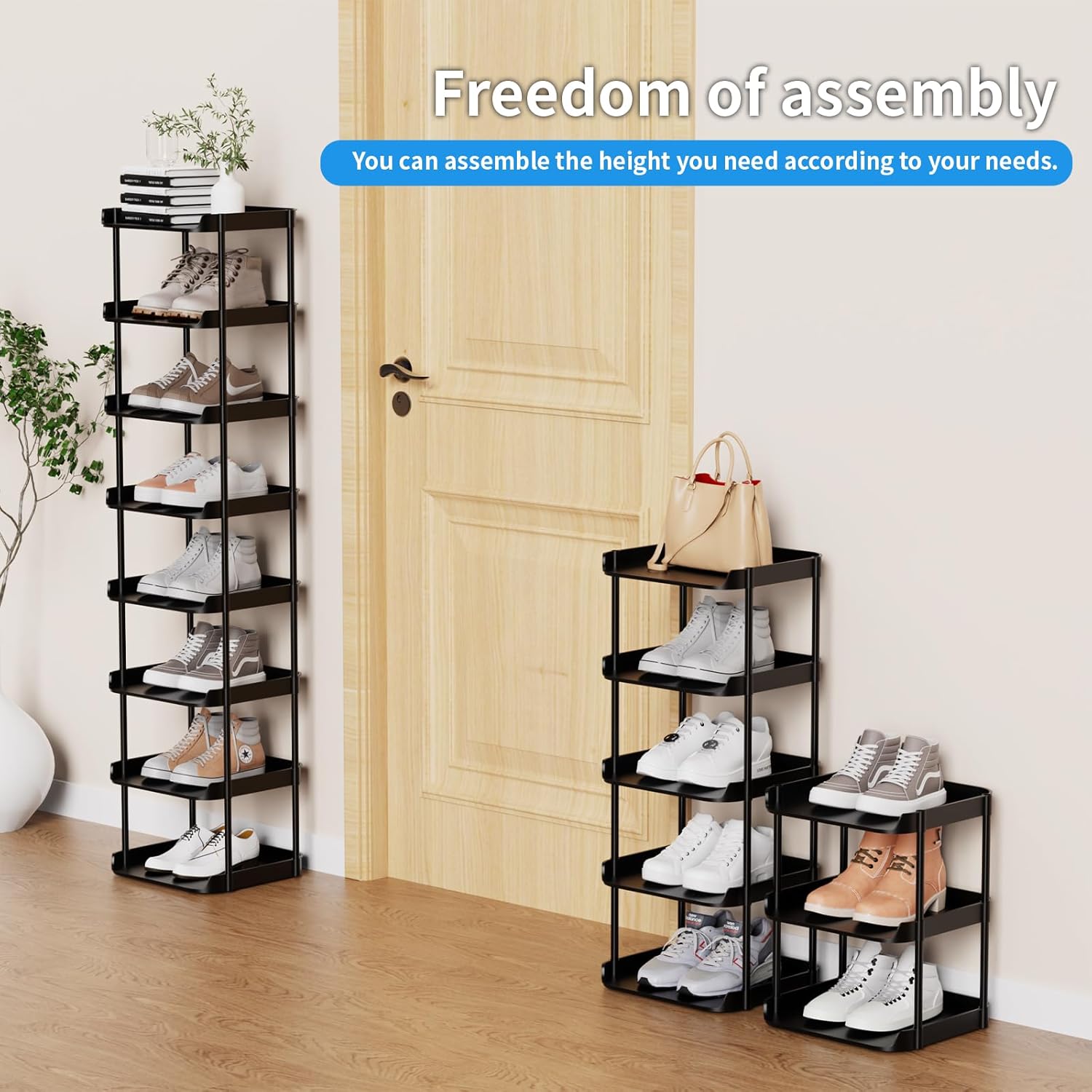 Thumbnail 3 de Altdnmaf shoe storage rack, 8-tier narrow