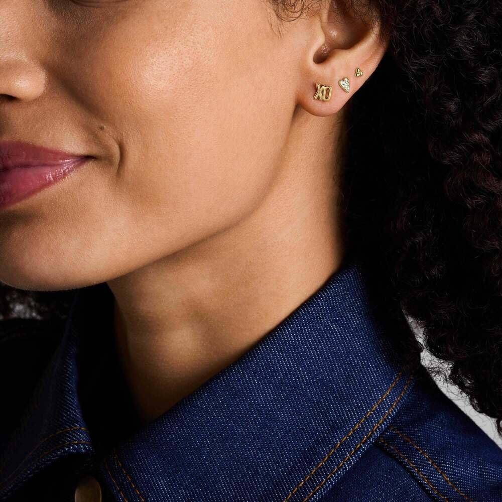 Thumbnail 1 de Fossil JA7277SET : boucles d’oreilles en laiton doré pour femme (sans pierres)